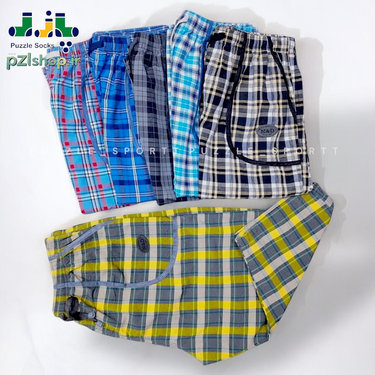 قیمت و خرید آنلاین شلوارک چهارخانه راحتی مهدوخت