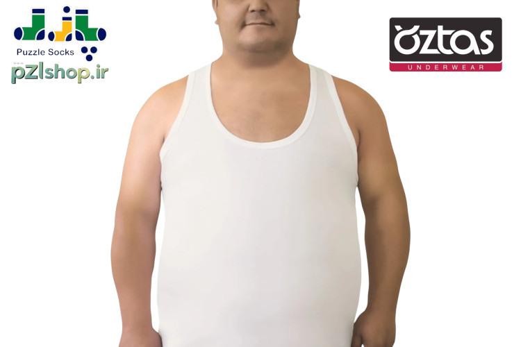 خرید رکابی ساده اوزتاش سایز بزرگ