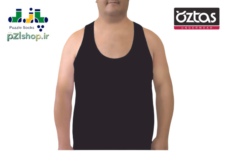 فروش آنلاین رکابی ساده اوزتاش سایز بزرگ